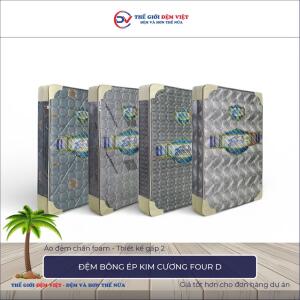 Đệm bông ép Kim Cương Four D